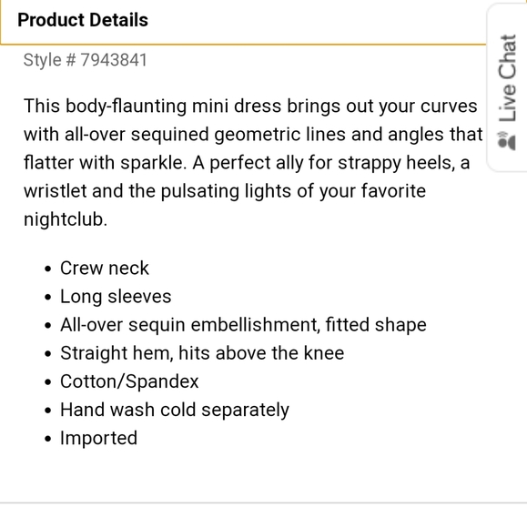 🎊HP🎉 Sequined Express Bodycon Holiday Dress - Picture 5 of 5